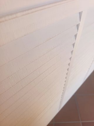 Cabecero de madera Kenay blanco 160cm