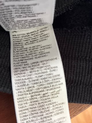 Pantalón Puma Negro Talla M