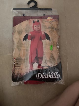 Disfraz Diablillo Bebé Talla 12-24 Meses