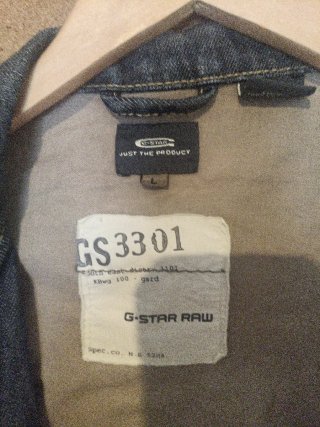 Cazadora G-Star RAW azul hombre o mujer