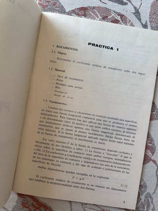 Prácticas de física, general y química general