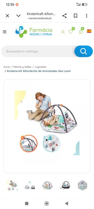 Gimnasio Bebé Kinderkraft Peces