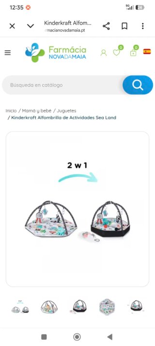 Gimnasio Bebé Kinderkraft Peces
