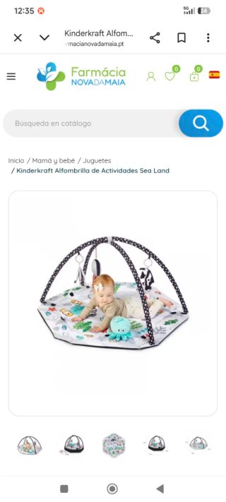 Gimnasio Bebé Kinderkraft Peces