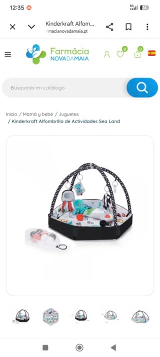 Gimnasio Bebé Kinderkraft Peces