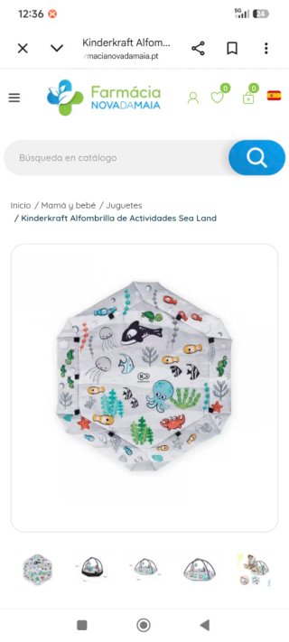 Gimnasio Bebé Kinderkraft Peces