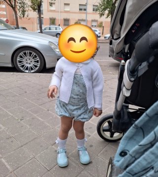 Peto de bebé con palmeras