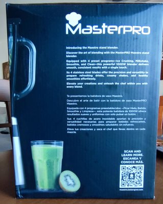 Batidora de vaso MasterPRO Maestro 1000W
