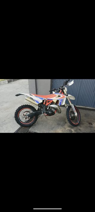 Beta 125 2T Enduro/Motocross Naranja/Blanco