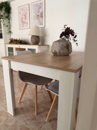 Conjunto mesa y 4 sillas comedor