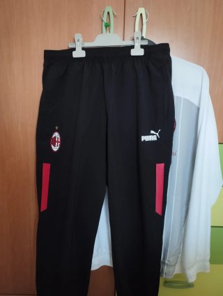 Chándal AC Milán Puma Negro/Blanco