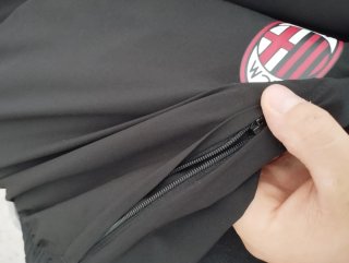 Chándal AC Milán Puma Negro/Blanco