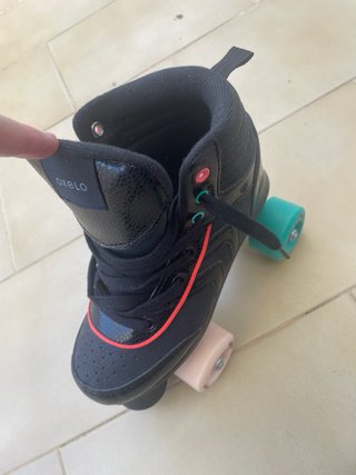 Patines Oxelo Talla 34 Negros
