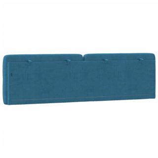 Cabecero Terciopelo Azul 180cm