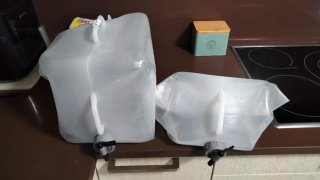 Garrafa plegable 20L con grifo