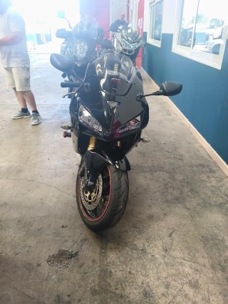 Honda CBR 600 RR Sportbike Negra/Plata