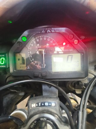Honda CBR 600 RR Sportbike Negra/Plata