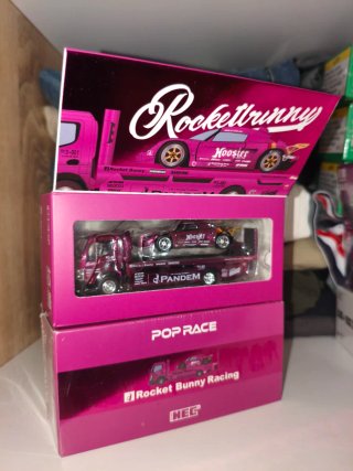 POP RACE Rocket Bunny HEC Transporter Set SELLADO