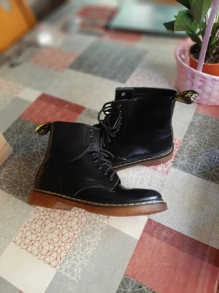 Botas baja de material negras Talla 41