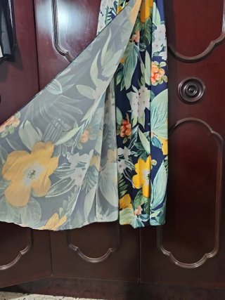 Vestido largo estampado floral