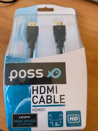 Cable HDMI 1,8 m High Speed con Ethernet HD – Nuev
