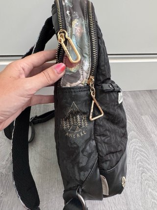 Mochila Anekke Negra Multicolor