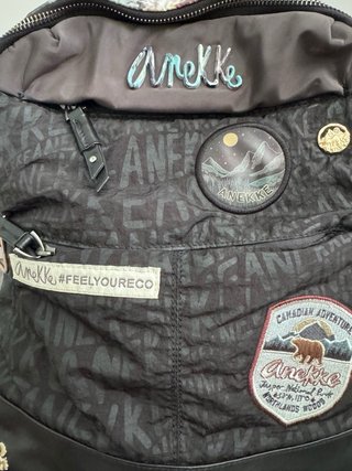 Mochila Anekke Negra Multicolor