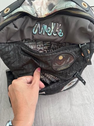 Mochila Anekke Negra Multicolor