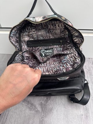 Mochila Anekke Negra Multicolor