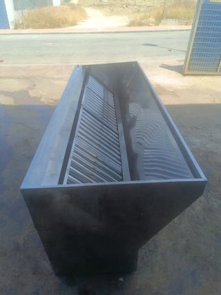 Campana extractora de restaurante