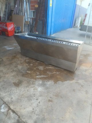 Campana extractora de restaurante