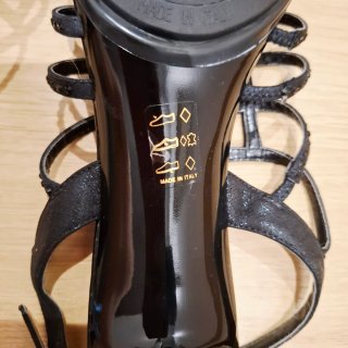 Sandalias REPO Piel Negras Italianas