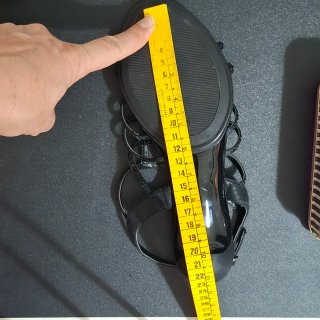Sandalias REPO Piel Negras Italianas