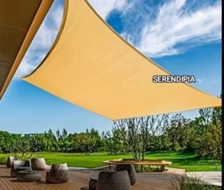 TOLDO VELA DE SOMBREO CUADRADO 3X3 BEIGE.