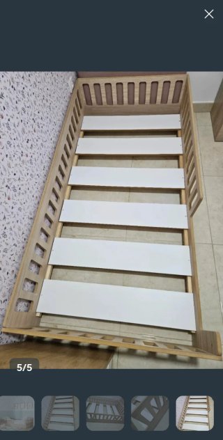 Cama Montessori Creta con barandilla
