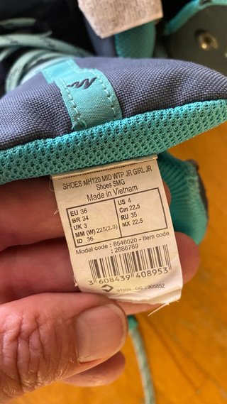 Botas de montaña Quechua niño/niña