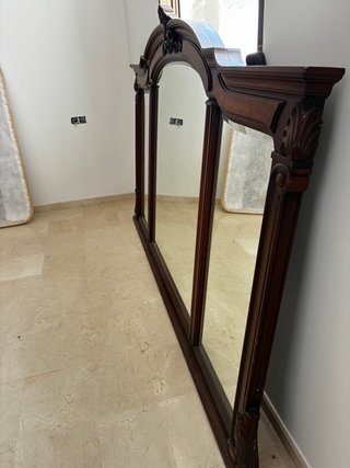 Espejo Barroco Madera Maciza Tallada