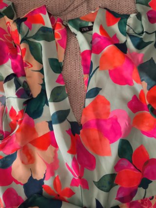 Mono de vestir estampado floral