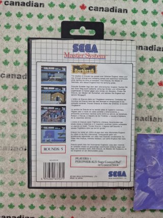 Master of Darkness Master System