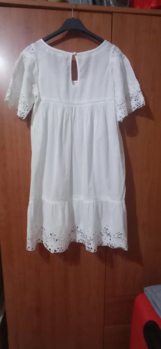 Vestido playero Pepe Jeans blanco