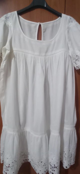 Vestido playero Pepe Jeans blanco