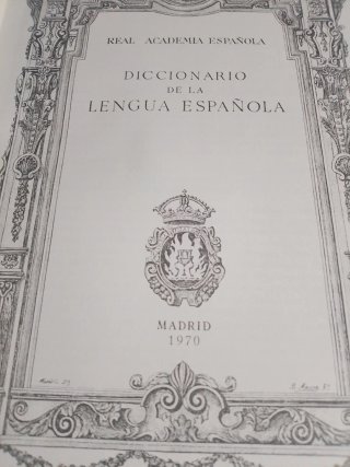 Diccionario de la lengua española