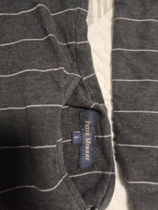 Chaqueta Peter Murray gris con rayas