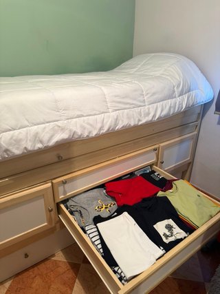 Cama nido con cajones