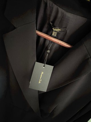 Vestido negro Massimo Dutti
