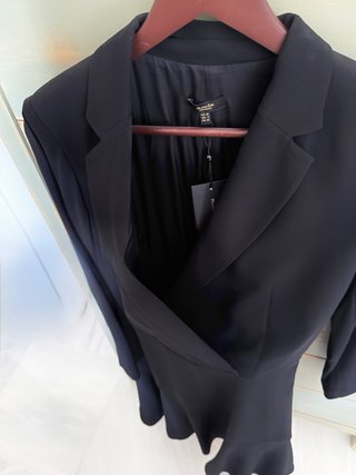 Vestido negro Massimo Dutti