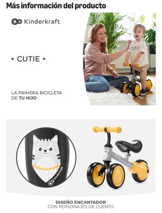 Bicicleta KinderKraft Cutie
