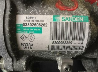 Compresor aire renault 8200953359 clio iii 54426