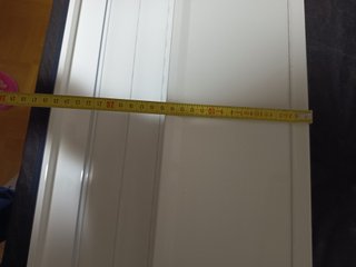 Persiana blanca 117x140 cm térmica.