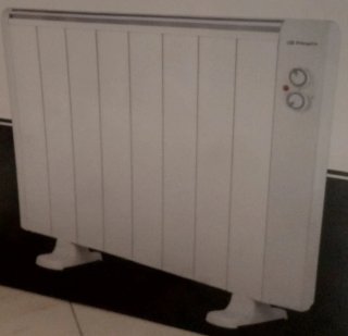 Estufa eléctrica Orbegozo blanca